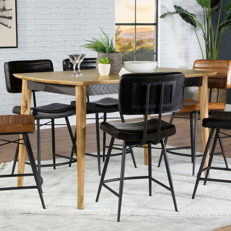 Coaster Partridge 60-inch Counter Height Dining Table Sheesham