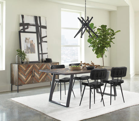 Coaster Misty 5-piece Rectangular Dining Set Sheesham and Espresso