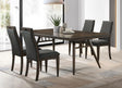 Coaster Wes 5-piece Rectangular Dining Table Set Dark Walnut