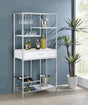 Coaster Figueroa 5-shelf Wine Storage Bar Cabinet White High Gloss