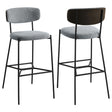 Coaster Elison Pub Height Bar Stool Grey (Set of 2)