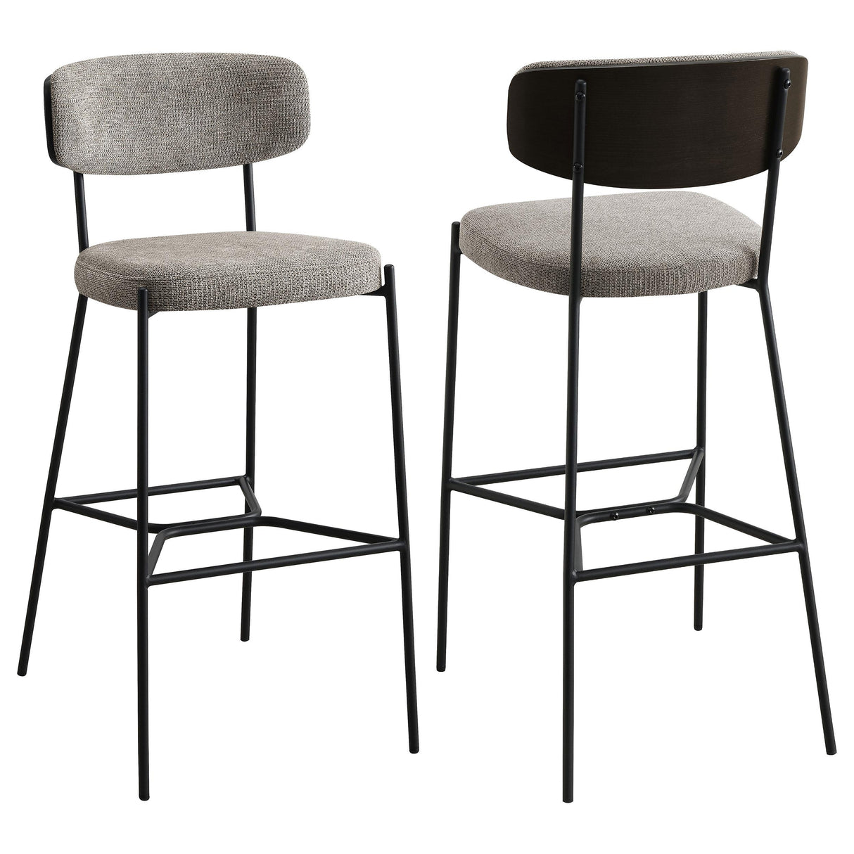 Coaster Elison Pub Height Bar Stool Light Brown (Set of 2)