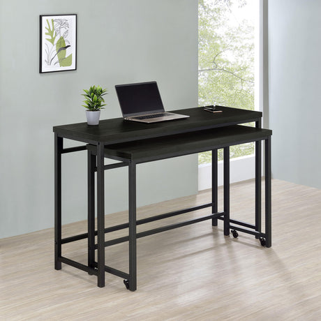 Coaster Hawes 4-piece Multipurpose Counter Height Table Set Black