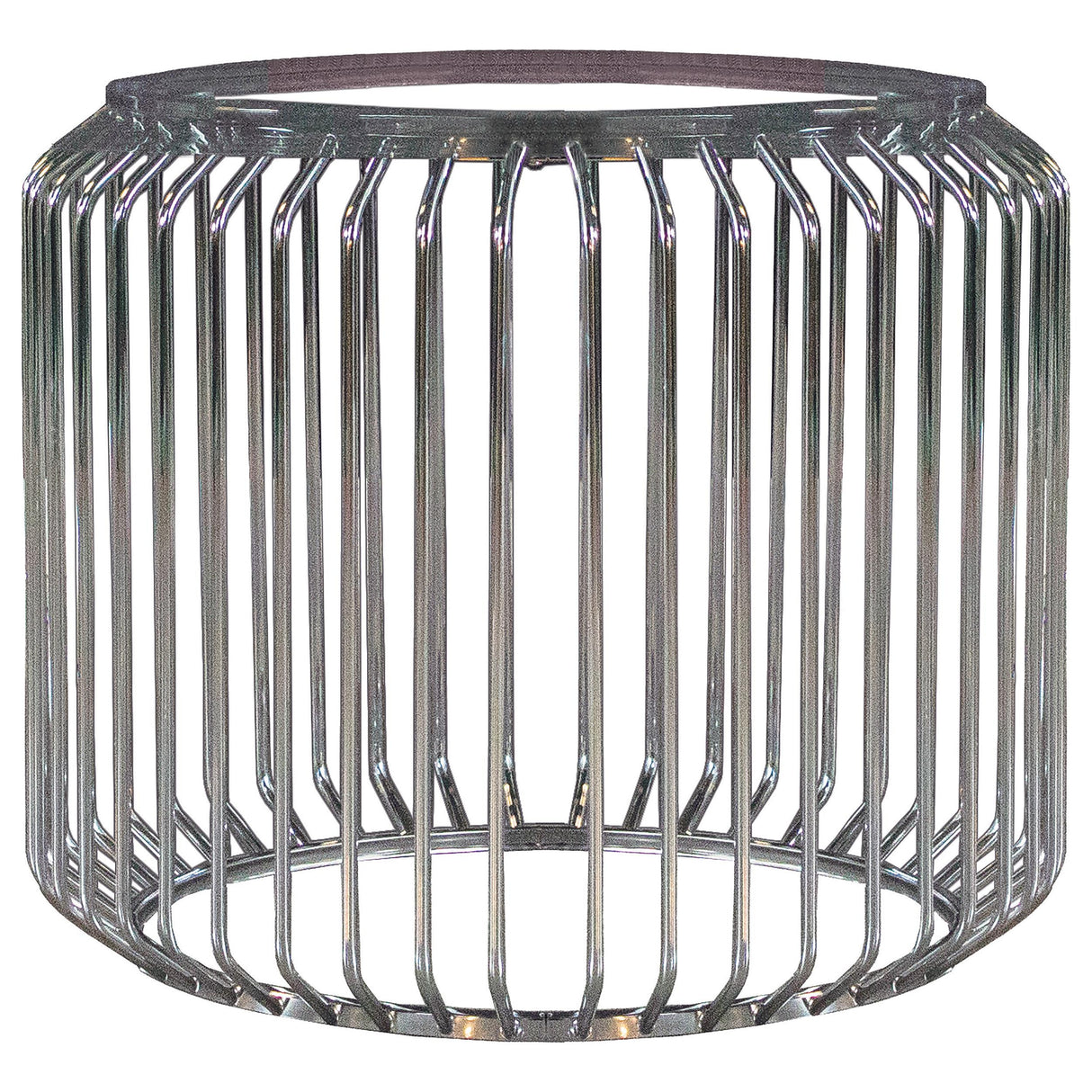 Coaster Veena Round Metal Dining Table Base Chrome