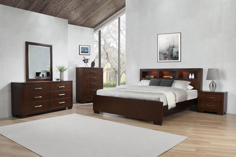 Coaster Jessica 4-piece Eastern King Bedroom Set Cappuccino