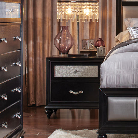 Coaster Barzini 2-drawer Nightstand Black