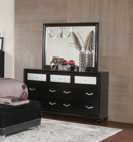 Coaster Barzini Dresser Mirror Black