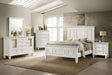 Coaster Sandy Beach 5-piece Eastern King Bedroom Set Cream White