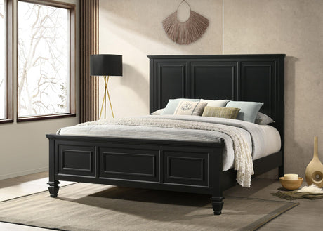 Coaster Sandy Beach Wood Eastern King Panel Bed Black