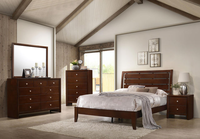 Coaster Serenity 5-piece Eastern King Bedroom Set Rich Merlot
