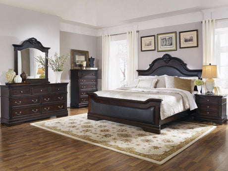 Coaster Cambridge 5-piece Eastern King Bedroom Set Cappuccino