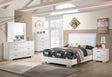 Coaster Felicity 4-piece Full Bedroom Set White High Gloss
