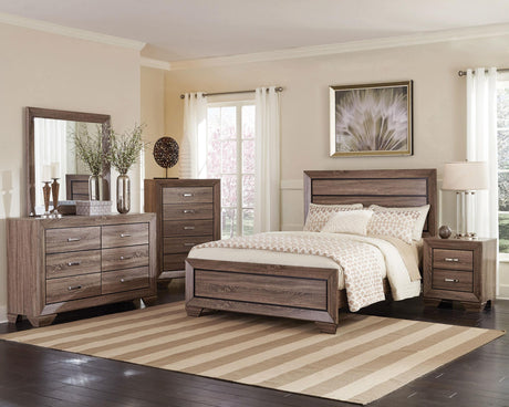 Coaster Kauffman 5-piece Queen Bedroom Set Washed Taupe