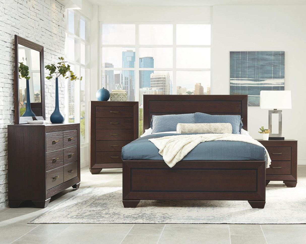 Coaster Kauffman 5-piece Eastern King Bedroom Set Dark Cocoa