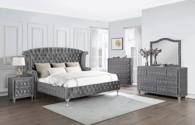 Coaster Deanna 5-piece Queen Bedroom Set Grey