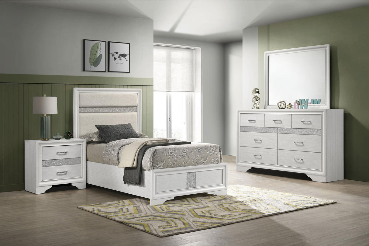 Coaster Miranda 4-piece Twin Bedroom Set White