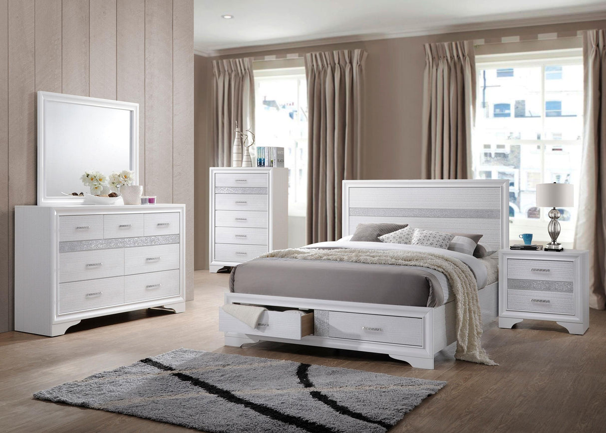 Coaster Miranda 5-piece Eastern King Bedroom Set White