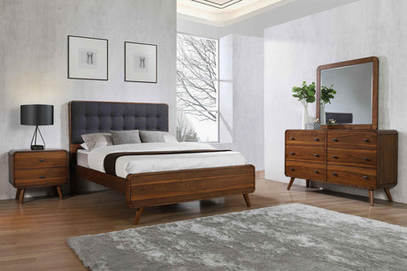 Coaster Robyn 4-piece Queen Bedroom Set Dark Walnut