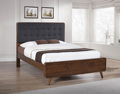 Coaster Robyn Wood Queen Panel Bed Dark Walnut