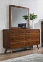 Coaster Robyn 6-drawer Dresser with Mirror Dark Walnut