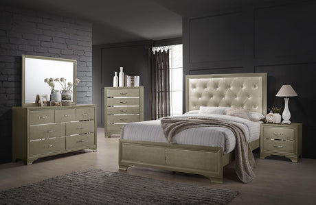 Coaster Beaumont 5-piece Eastern King Bedroom Set Champagne