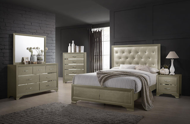 Coaster Beaumont 5-piece Eastern King Bedroom Set Champagne