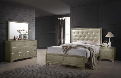 Coaster Beaumont 4-piece Queen Bedroom Set Champagne