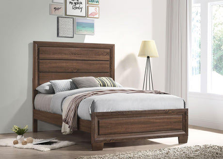 Coaster Brandon Wood Full Panel Bed Warm Brown