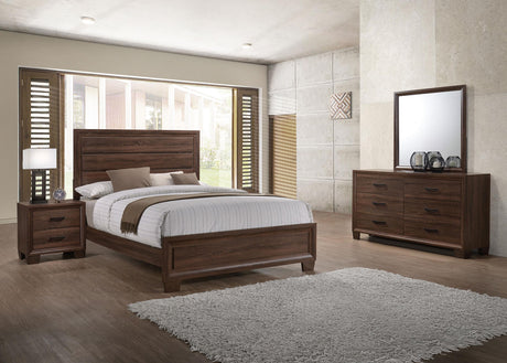 Coaster Brandon 4-piece Eastern King Bedroom Set Warm Brown