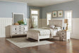 Coaster Franco 4-piece Queen Bedroom Set Distressed White