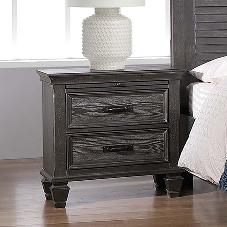 Coaster Franco 2-drawer Nightstand Weathered Sage