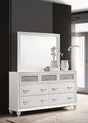 Coaster Barzini 7-drawer Dresser with Mirror White