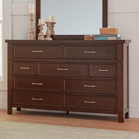 Coaster Barstow 9-drawer Dresser Pinot Noir