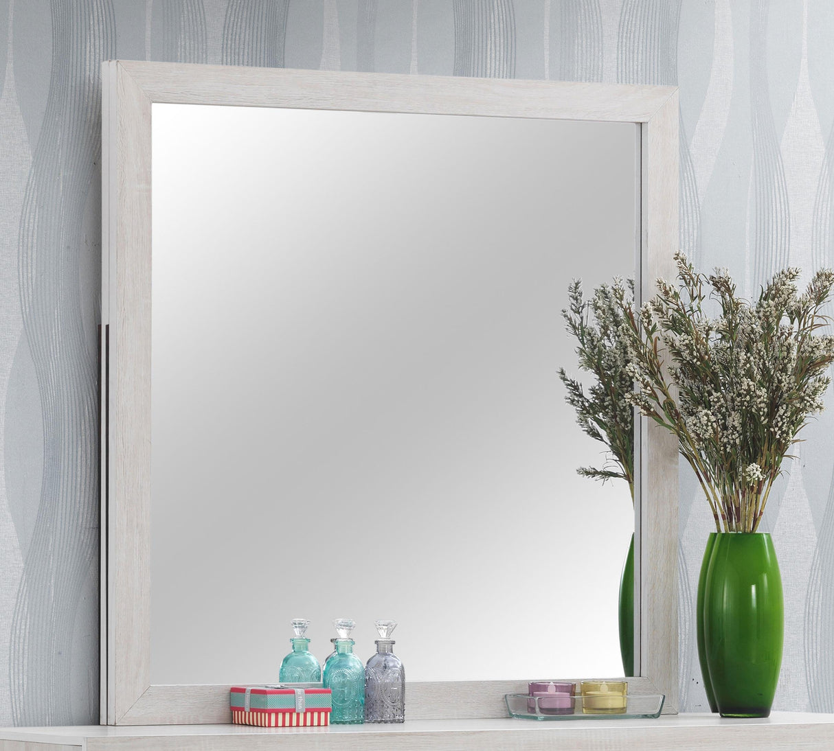 Coaster Brantford Dresser Mirror Coastal White
