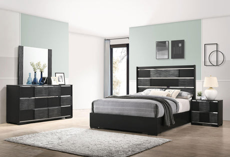 Coaster Blacktoft 4-piece Queen Bedroom Set Black