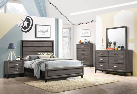 Coaster Watson 5-piece Full Bedroom Set Grey Oak