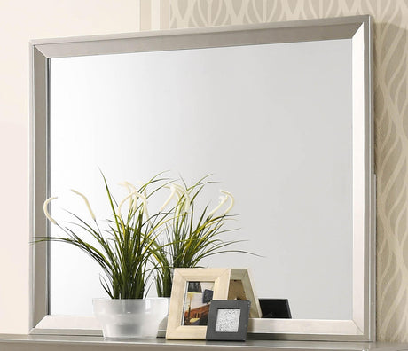 Coaster Ramon Dresser Mirror Metallic Sterling