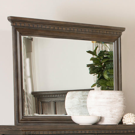 Coaster Bennington Dresser Mirror Acacia Brown