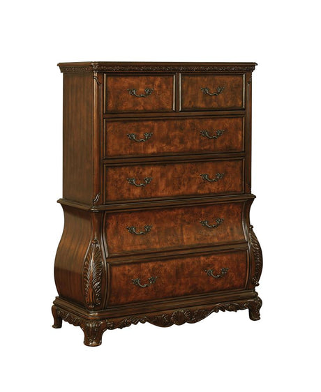 Coaster Exeter 6-drawer Chest Dark Burl