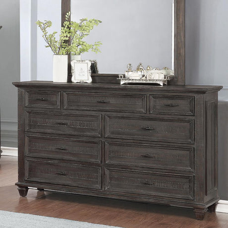 Coaster Atascadero 9-drawer Dresser Weathered Carbon