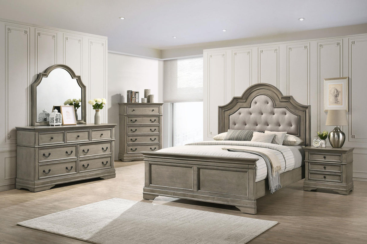 Coaster Manchester 5-piece Queen Bedroom Set Wheat Brown