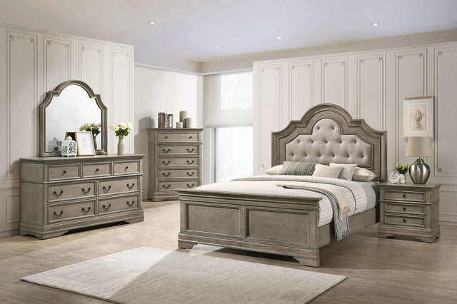 Coaster Manchester 5-piece Queen Bedroom Set Wheat Brown