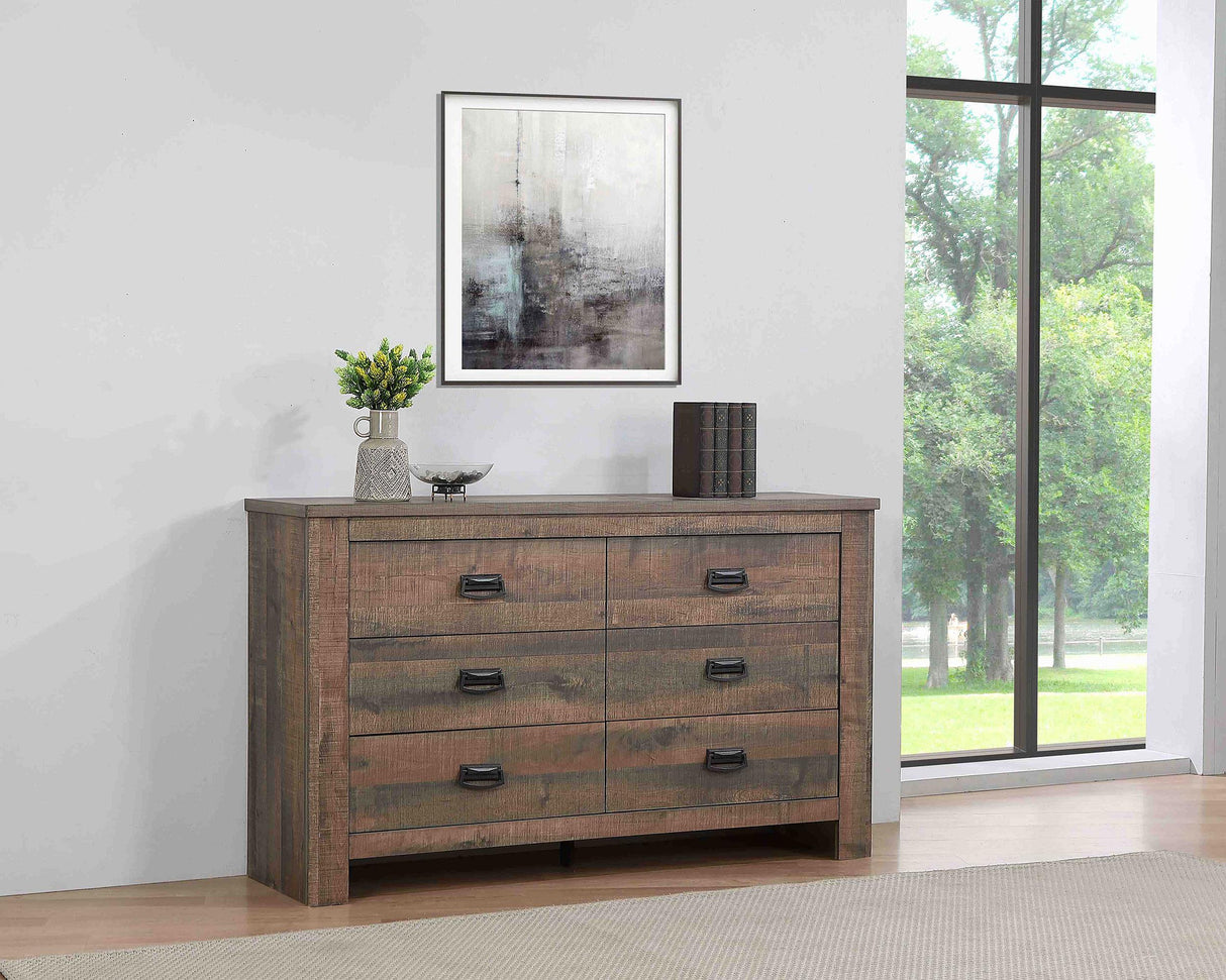 Coaster Frederick 6-drawer Dresser Weathered Oak