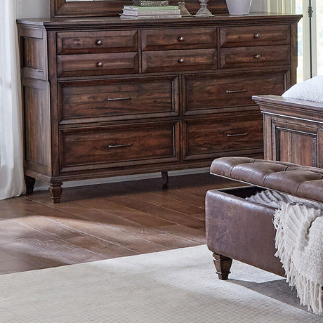 Coaster Avenue 8-drawer Dresser Weathered Burnished Brown