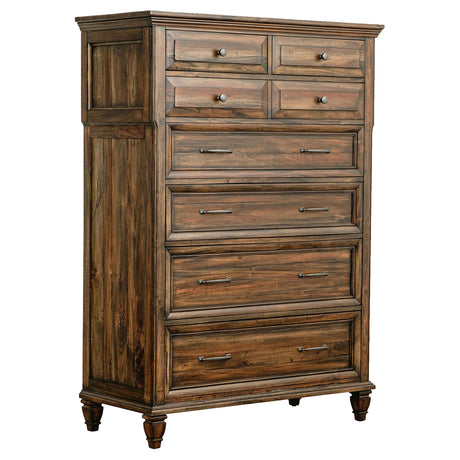 Coaster Avenue 8-drawer Bedroom Chest Weathered Burnished Brown