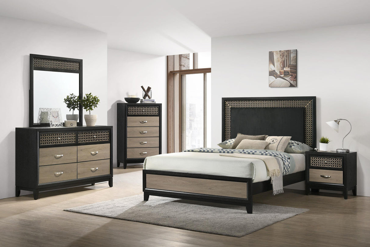 Coaster Valencia 5-piece Eastern King Bedroom Set Black