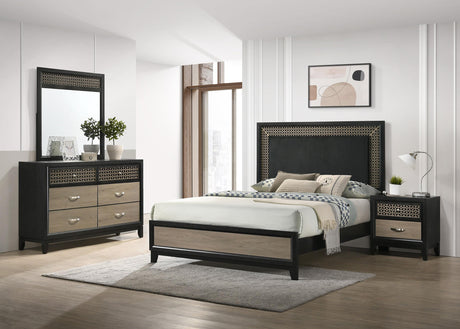 Coaster Valencia 4-piece Queen Bedroom Set Black