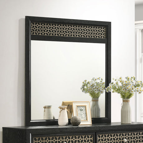 Coaster Valencia Dresser Mirror Black