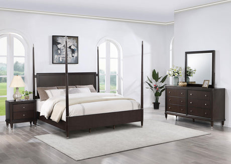 Coaster Emberlyn 4-piece Eastern King Bedroom Set Brown
