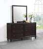 Coaster Emberlyn 6-drawer Dresser with Mirror Brown